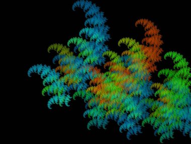 Hayali fraktal arkaplan resmi