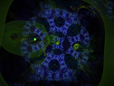 Hayali fraktal arkaplan resmi