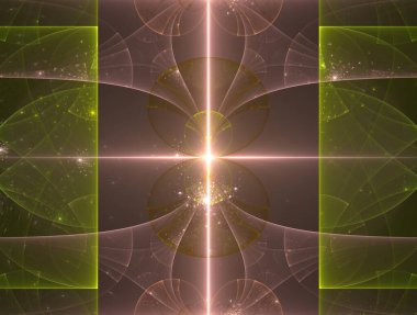 Hayali fraktal arkaplan resmi