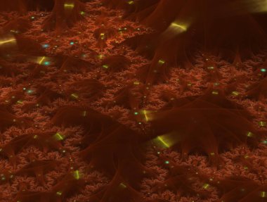 Hayali fraktal arkaplan resmi