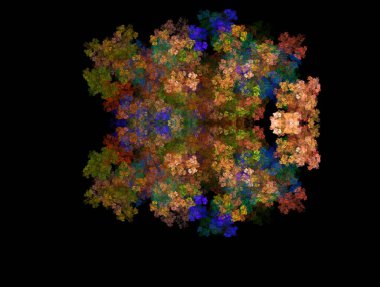 Hayali fraktal arkaplan resmi