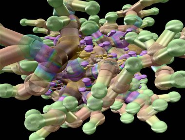 Hayali fraktal arkaplan resmi