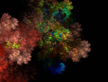 Hayali fraktal arkaplan resmi