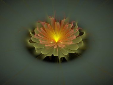 Hayali fraktal arkaplan resmi