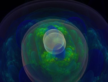 Hayali fraktal arkaplan resmi