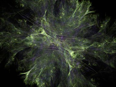 Hayali fraktal arkaplan resmi