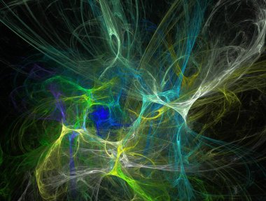 Hayali fraktal arkaplan resmi