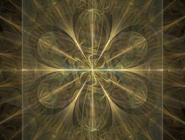 Hayali fraktal arkaplan resmi