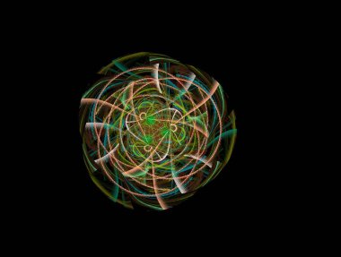 Hayali fraktal arkaplan resmi