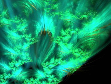 Hayali fraktal arkaplan resmi