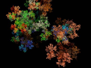 Hayali fraktal arkaplan resmi