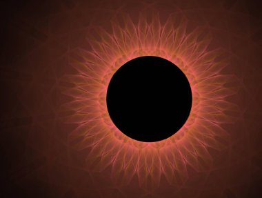 Hayali fraktal arkaplan resmi