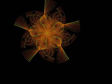 Hayali fraktal arkaplan resmi