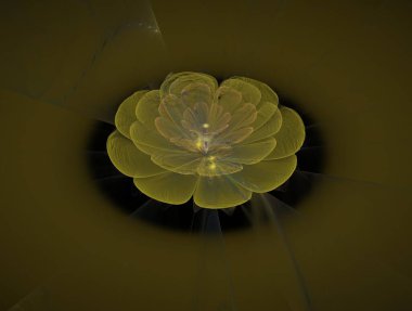 Hayali fraktal arkaplan resmi