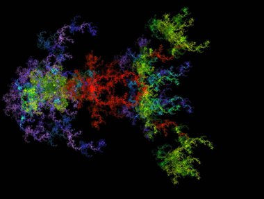Hayali fraktal arkaplan resmi