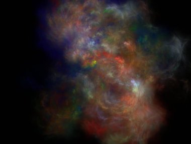 Hayali fraktal arkaplan resmi