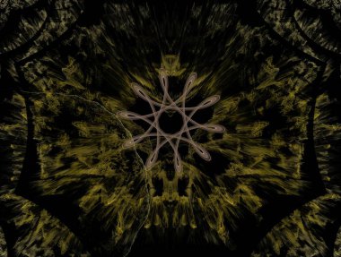 Hayali fraktal arkaplan resmi