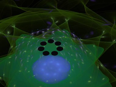 Hayali fraktal arkaplan resmi