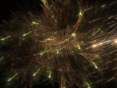 Hayali fraktal arkaplan resmi