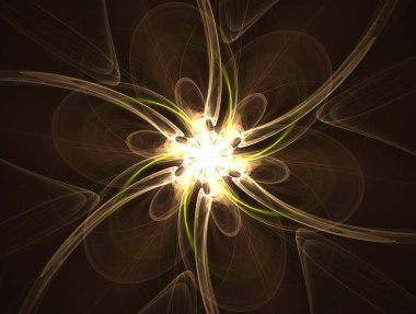 Hayali fraktal arkaplan resmi