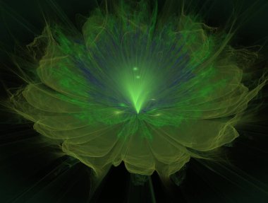 Hayali fraktal arkaplan resmi