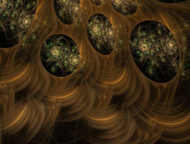 Hayali fraktal arkaplan resmi