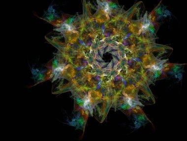 Hayali fraktal arkaplan resmi