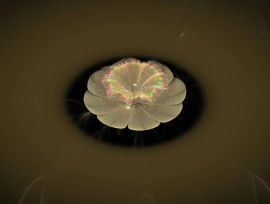 Hayali fraktal arkaplan resmi