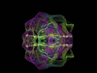 Hayali fraktal arkaplan resmi