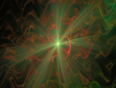 Hayali fraktal arkaplan resmi