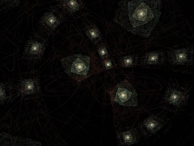 Hayali fraktal arkaplan resmi