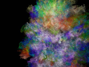 Hayali fraktal arkaplan resmi