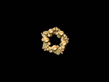 Hayali fraktal arkaplan resmi