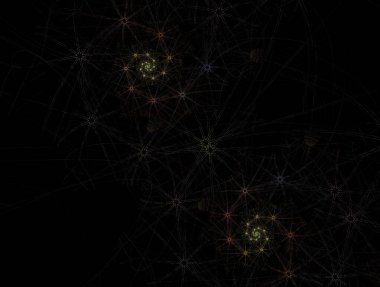 Hayali fraktal arkaplan resmi