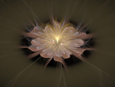 Hayali fraktal arkaplan resmi