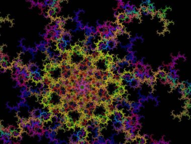 Hayali fraktal arkaplan resmi