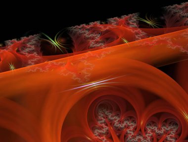 Hayali fraktal arkaplan resmi