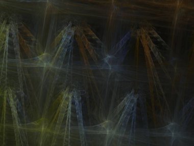 Hayali fraktal arkaplan resmi