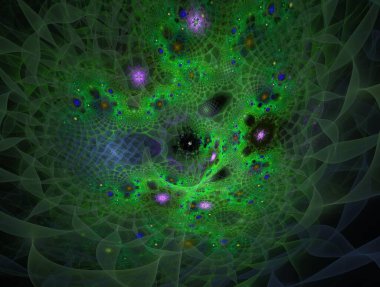 Hayali fraktal arkaplan resmi