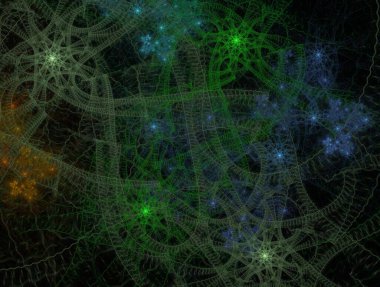 Hayali fraktal arkaplan resmi