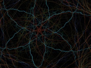 Hayali fraktal arkaplan resmi