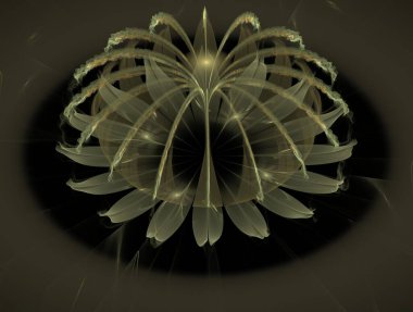 Hayali fraktal arkaplan resmi