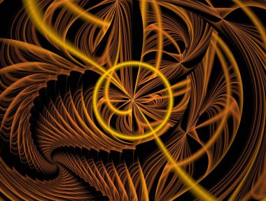 Hayali fraktal arkaplan resmi