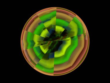 Hayali fraktal arkaplan resmi