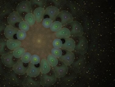 Hayali fraktal arkaplan resmi