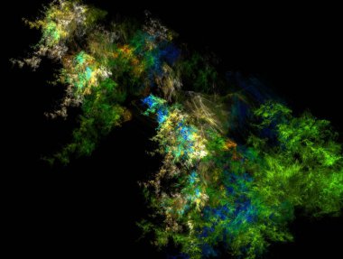 Hayali fraktal arkaplan resmi