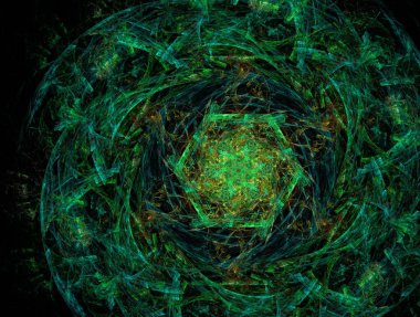 Hayali fraktal arkaplan resmi