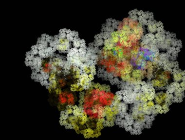Hayali fraktal arkaplan resmi