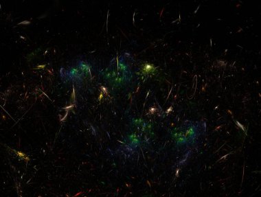 Hayali fraktal arkaplan resmi