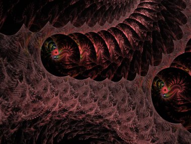 Hayali fraktal arkaplan resmi